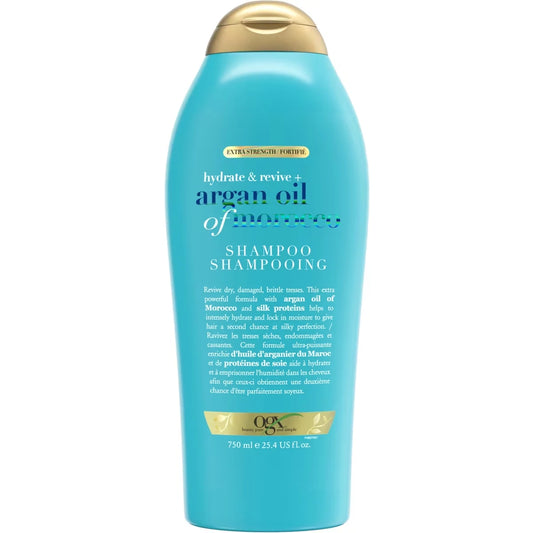 OGX Extra Strength Argan Oil of Morocco Hydrating Shampoo front package