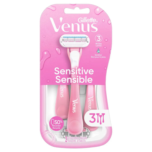 Venus Gillette Sensitive Women's Disposable Razors - 3 Pack product detail