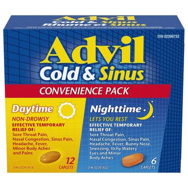 Advil Cold & Sinus, Convenience Pack, Day & Night