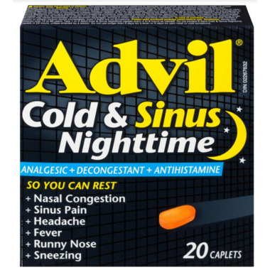 Advil Cold & Sinus Nighttime - view 2