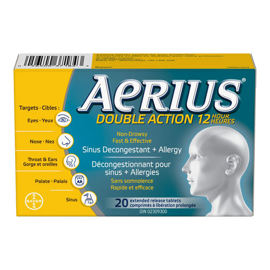 Aerius double action 20