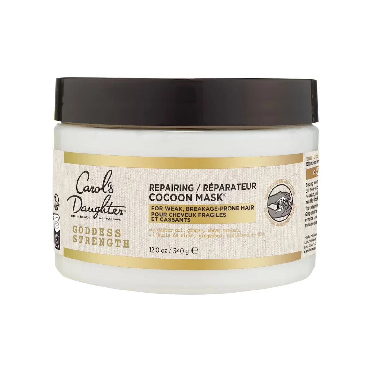 Carol's Daughter Goddess Strength Repairing and Hydrating Hair Mask for Curly Hair front package