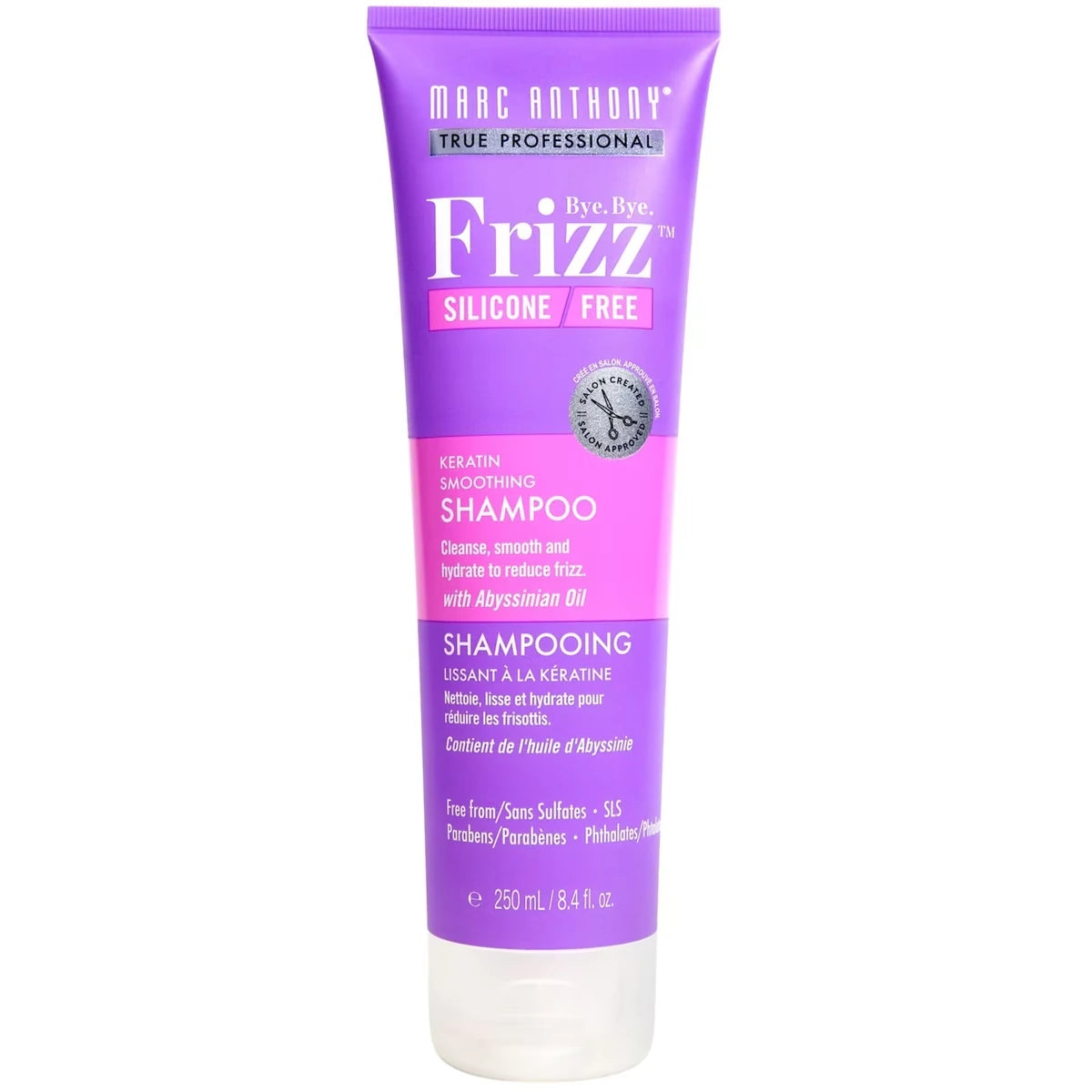 Marc Anthony Bye Bye Frizz Silicone Free Keratin Smoothing Shampoo view 2