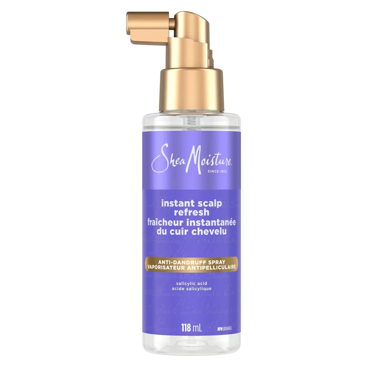 Shea Moisture Instant Scalp Refresh Anti-Dandruff Spray Hydrates Dry Scalp front package
