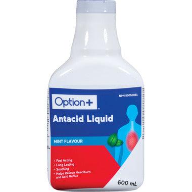 Option+ Antacid Liquid (340ml)