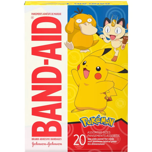 Band-Aid Adhesive Bandages for Kids, Pokémon front package