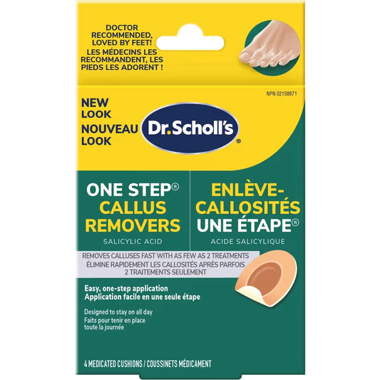 Dr. Scholl’s® One Step® Callus Removers front package