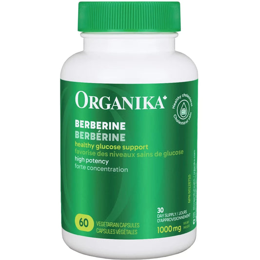 Organika Berberine 500MG 60CAP front package