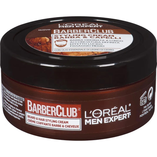 L'Oréal Men Expert Barberclub beard & hair styling cream front package