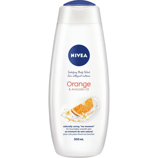 Nivea Orange & Avocado Oil Body Wash front package