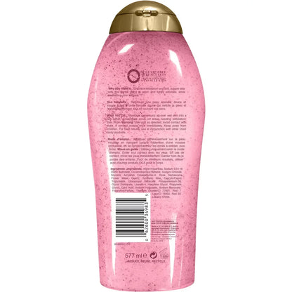 OGX Pink Sea Salt & Rosewater Gentle Soothing Body Scrub product detail