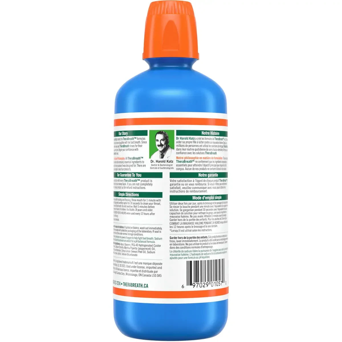 TheraBreath Icy Mint Fresh Breath Oral Rinse 1L product detail