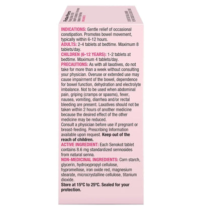 Senokot Natural Laxative for Women 25ct 25 count product detail