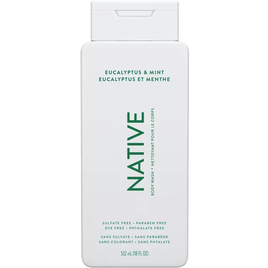 Native Body Wash Eucalyptus & Mint front package