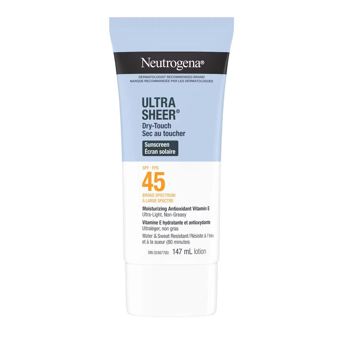 Neutrogena Sunscreen Lotion SPF 45, Ultra Sheer Dry-Touch Sun Cream product image