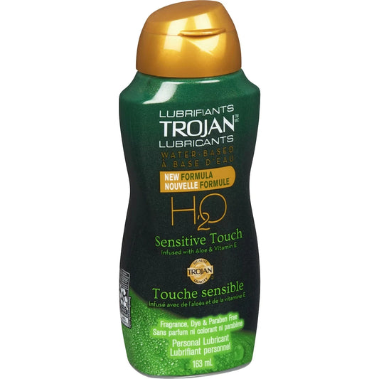 Trojan H2O Sensitive Touch with Aloe and Vitamin E Water-Based Personal Lubricant product detail