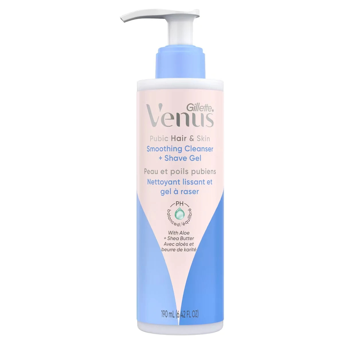 Venus Pubic Hair & Skin Smoothing Cleanser + Shave Gel, Bikini Zone Shave Gel product detail