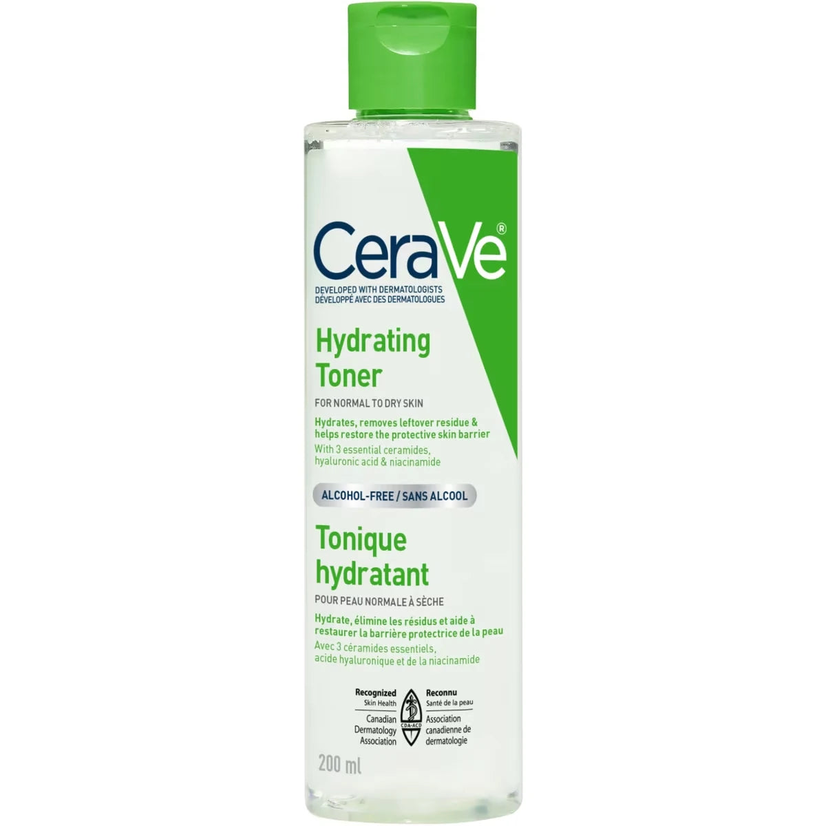 CeraVe Hydrating Toner for Face with Hyaluronic Acid, fragrance-Free front package