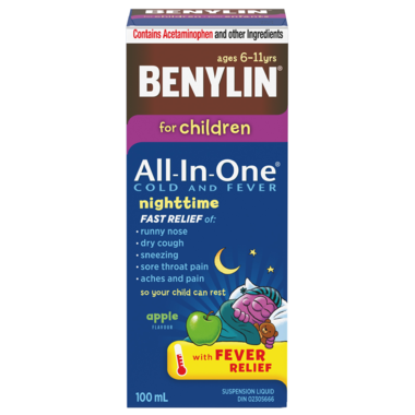 benylin all in one cold and fever nighttime