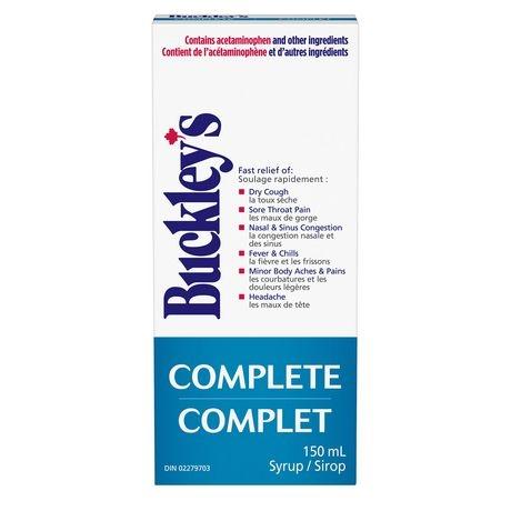 Buckleys Buckley's® Complete Cough Cold & Flu Syrup Sucrose-Free 150mL