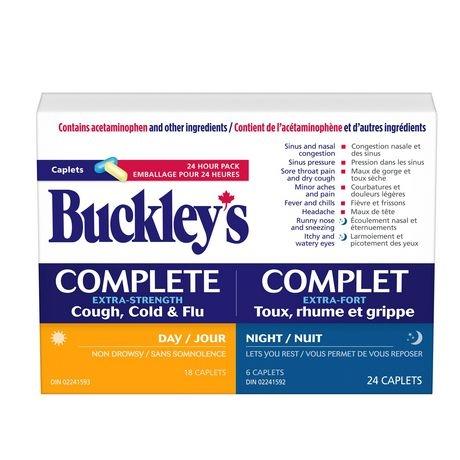 Buckley's Extra Strength Complete Day & Night 24 caplets