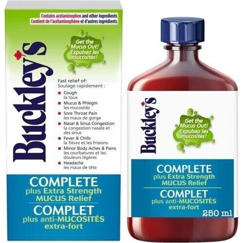 Buckleys Buckley's® Mucus Relief Cough Cold & Flu Syrup Sucrose-Free 250mL
