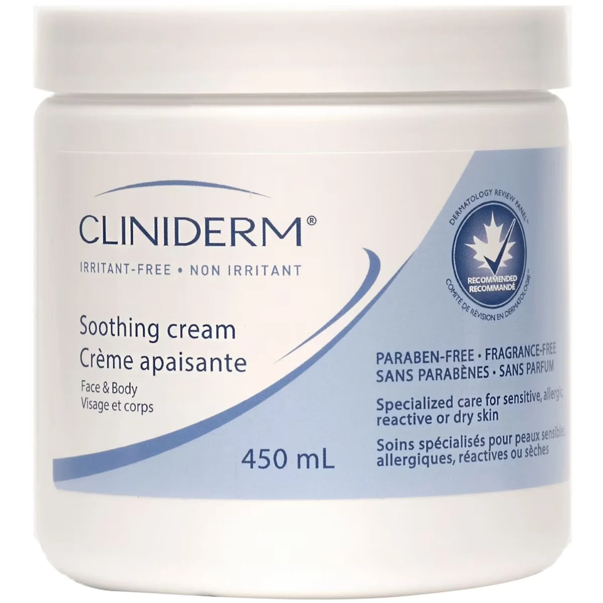Cliniderm Soothing Cream front package