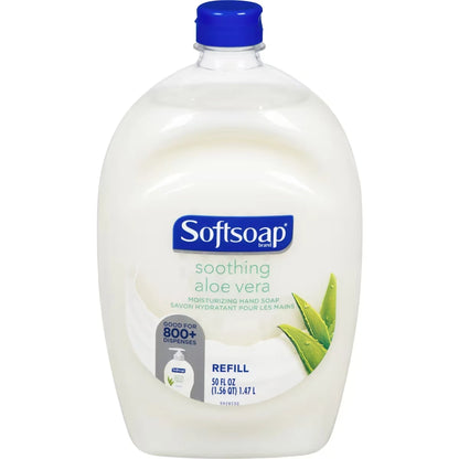 Softsoap Liquid Hand Soap Refill, Soothing Clean - 1.47 L front package