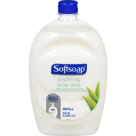 Softsoap Liquid Hand Soap Refill, Soothing Clean - 1.47 L front package