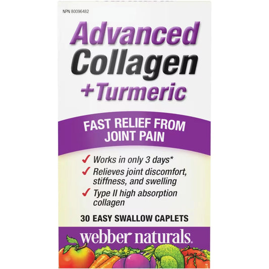 Webber Advanced Collagen + Turmeric front package