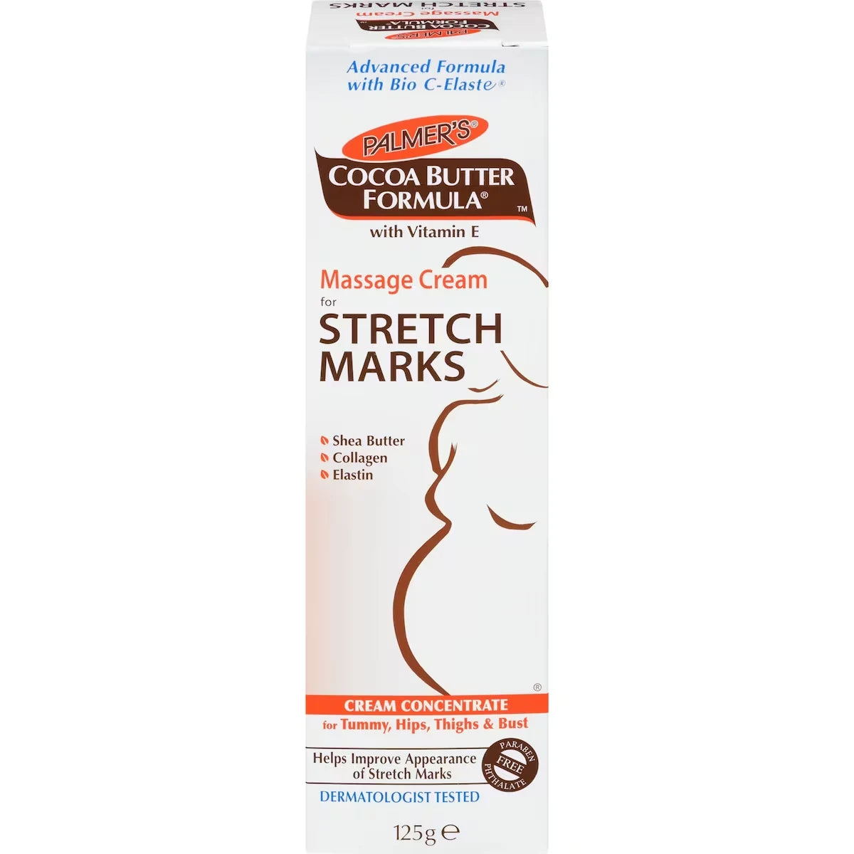 Palmers Cocoa Butter Formula Massage Cream for Stretch Marks and Pregnancy Skin Care product package