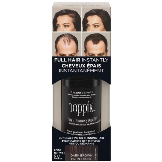 Toppik Hair Building Fibers - Dark Brown front package