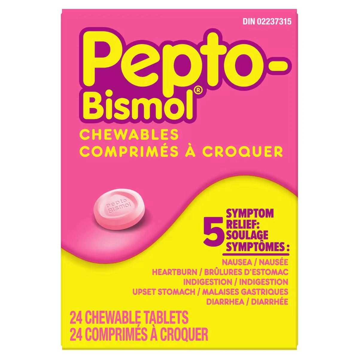 Pepto Bismol Chewable Tablets 24 Count product image