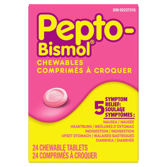Pepto Bismol Chewable Tablets 24 Count product image