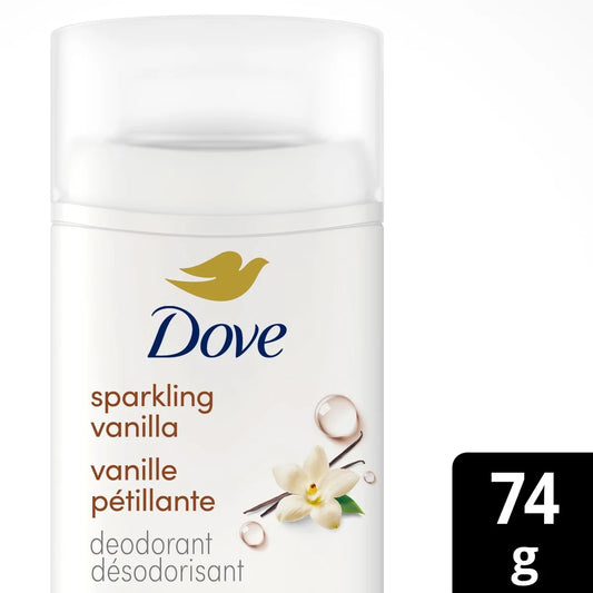 Dove Deodorant Stick, 72h Sparkling Vanilla, Gentle & Hydrating, 74g product detail