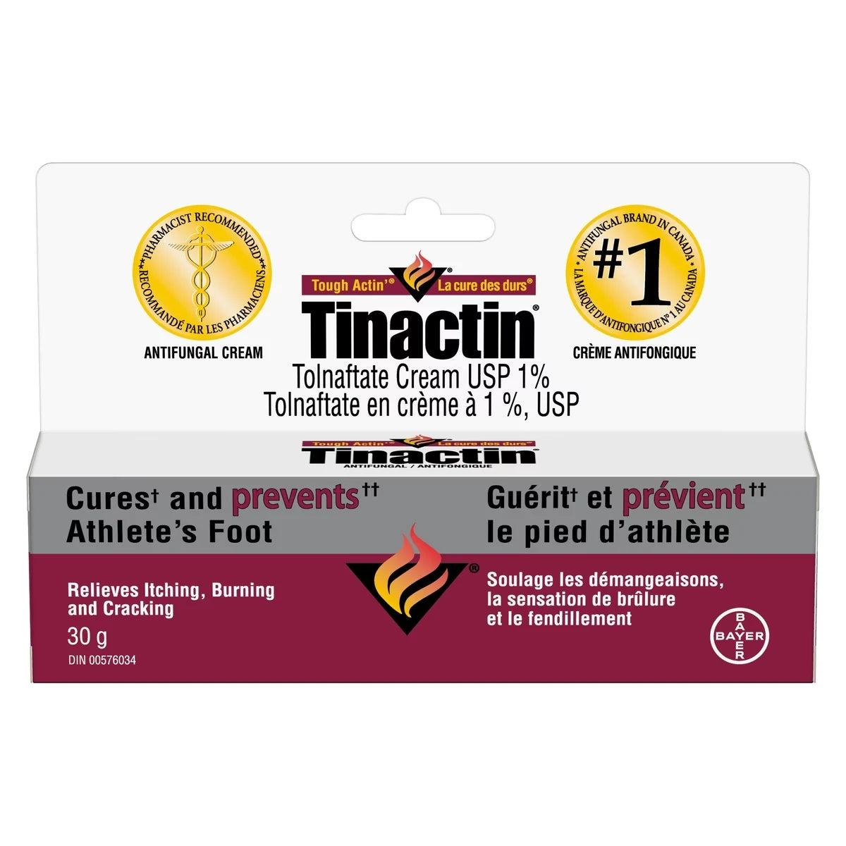 Tinactin Cream, Antifungal treatment, 30 g product image