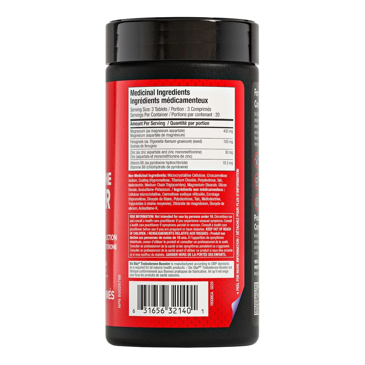 Six Star Elite Series Testosterone Booster Tablets product image