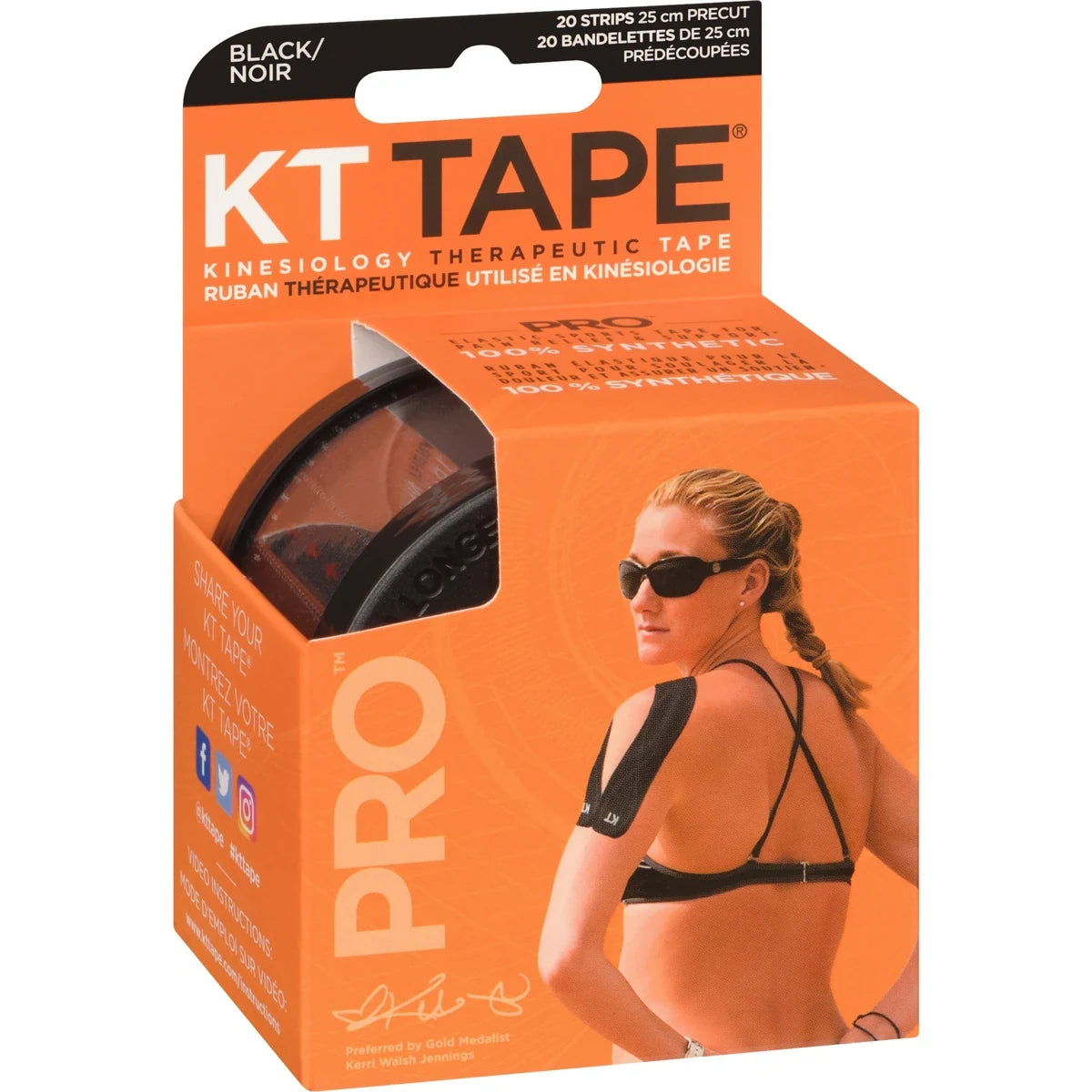 KT Tape Pro Jet Black product detail