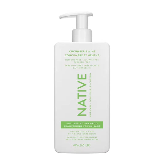 Native Cucumber & Mint Volumizing Shampoo front package