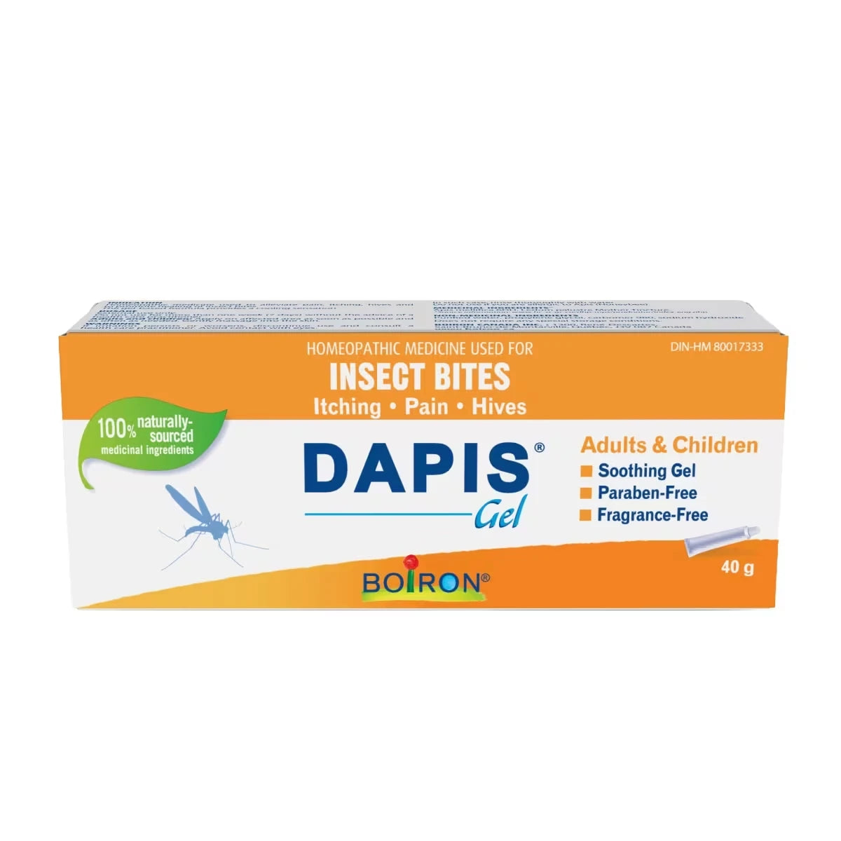 Boiron Dapis gel view 2