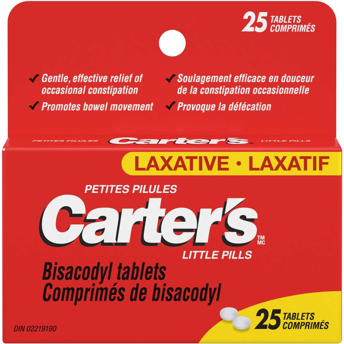 carters little pills 25 tablets