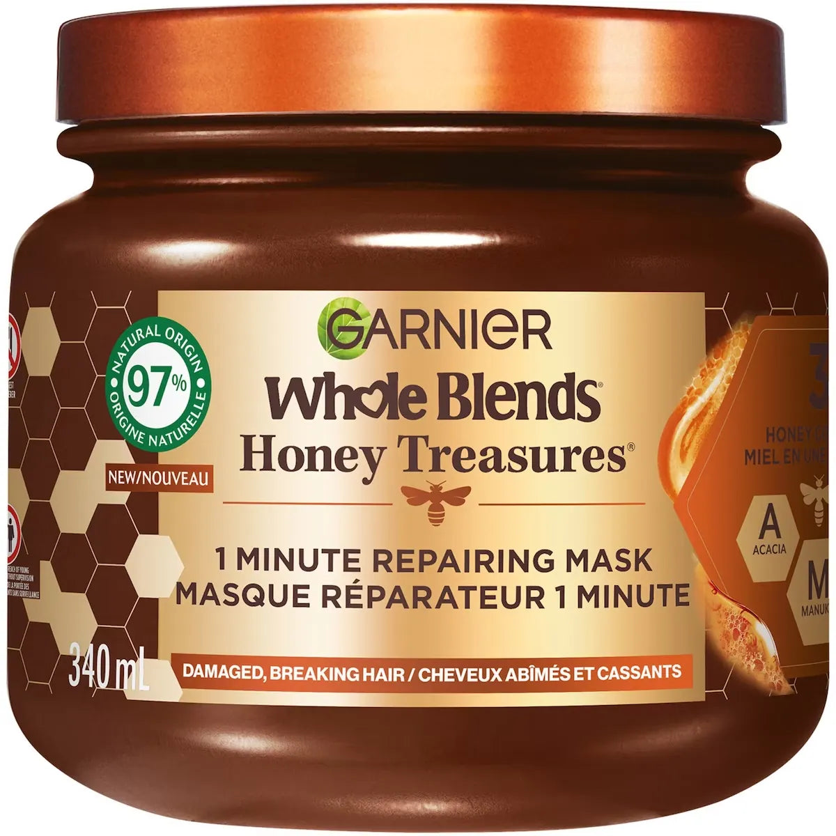 Garnier Honey Treasures Hair Mask for Damaged Hair product image