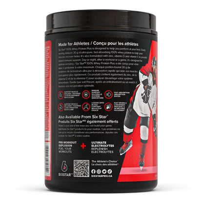 Six Star Elite Series Whey Protein Plus Strawberry Powder product detail