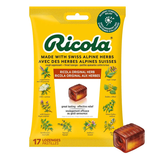 Ricola Original Natural Herb Cough Suppressant Throat Lozenges product image