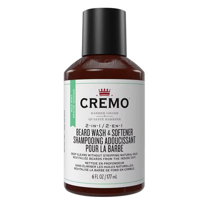 Cremo Beard Wash & Softener 2-IN-1 Mint front package
