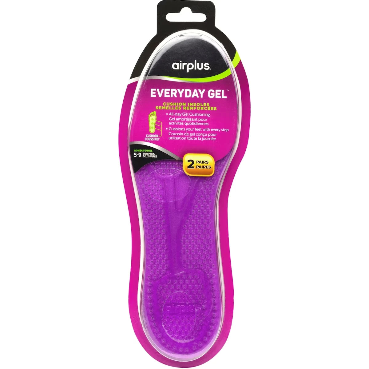 Airplus Everyday GelTM Womens 5-9 front package