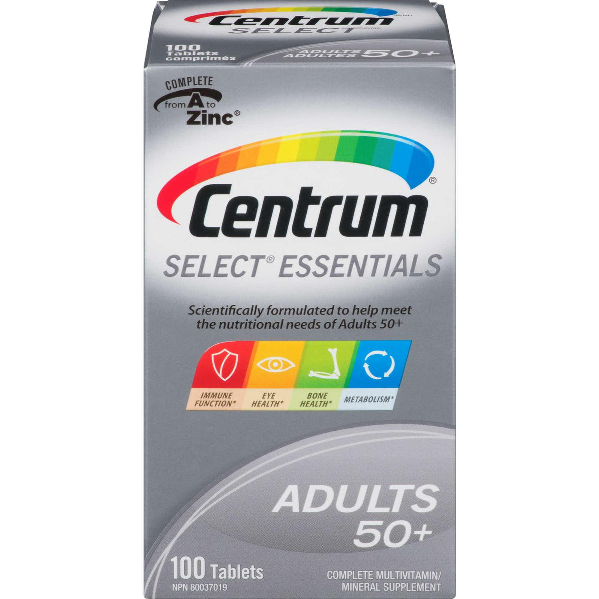 centrum select essential adults 50 plus