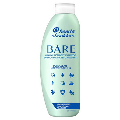 Head & Shoulders BARE Pure Clean Dandruff Shampoo, Anti-Dandruff front package