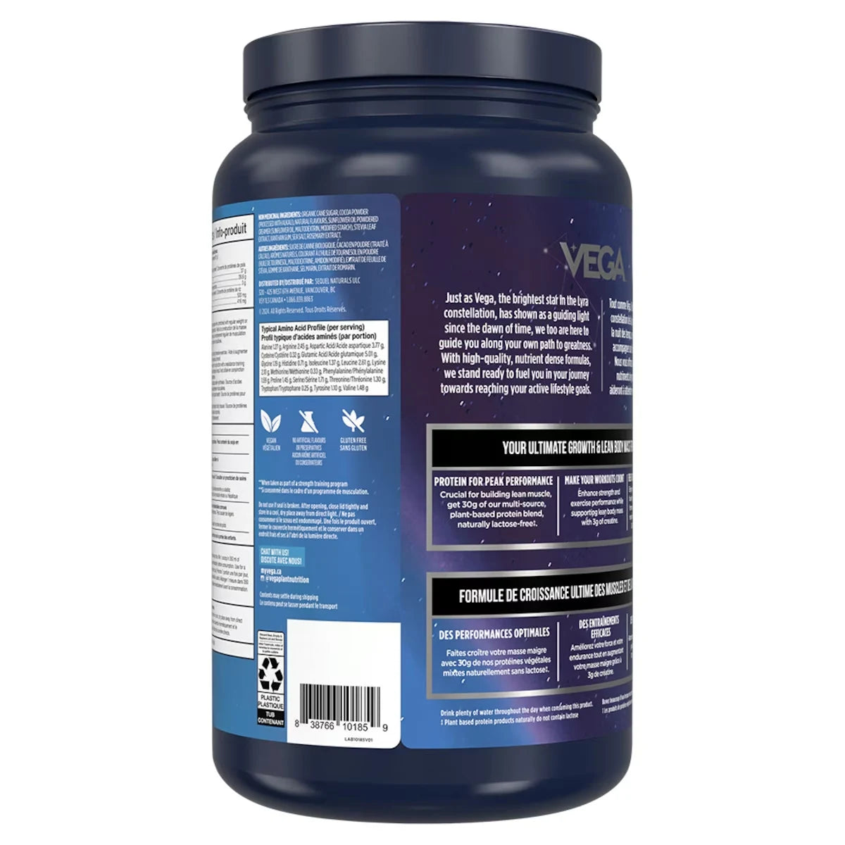 Vega Protein + Creatine CA Chocolate (918g) product detail