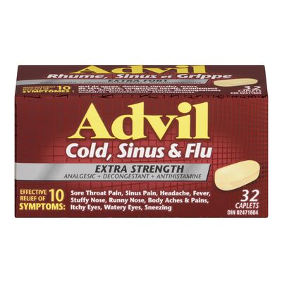 Advil Cold, Sinus and Flu 32 Caplets